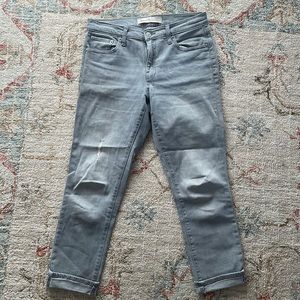 Gap Best Girlfriend grey crop jean